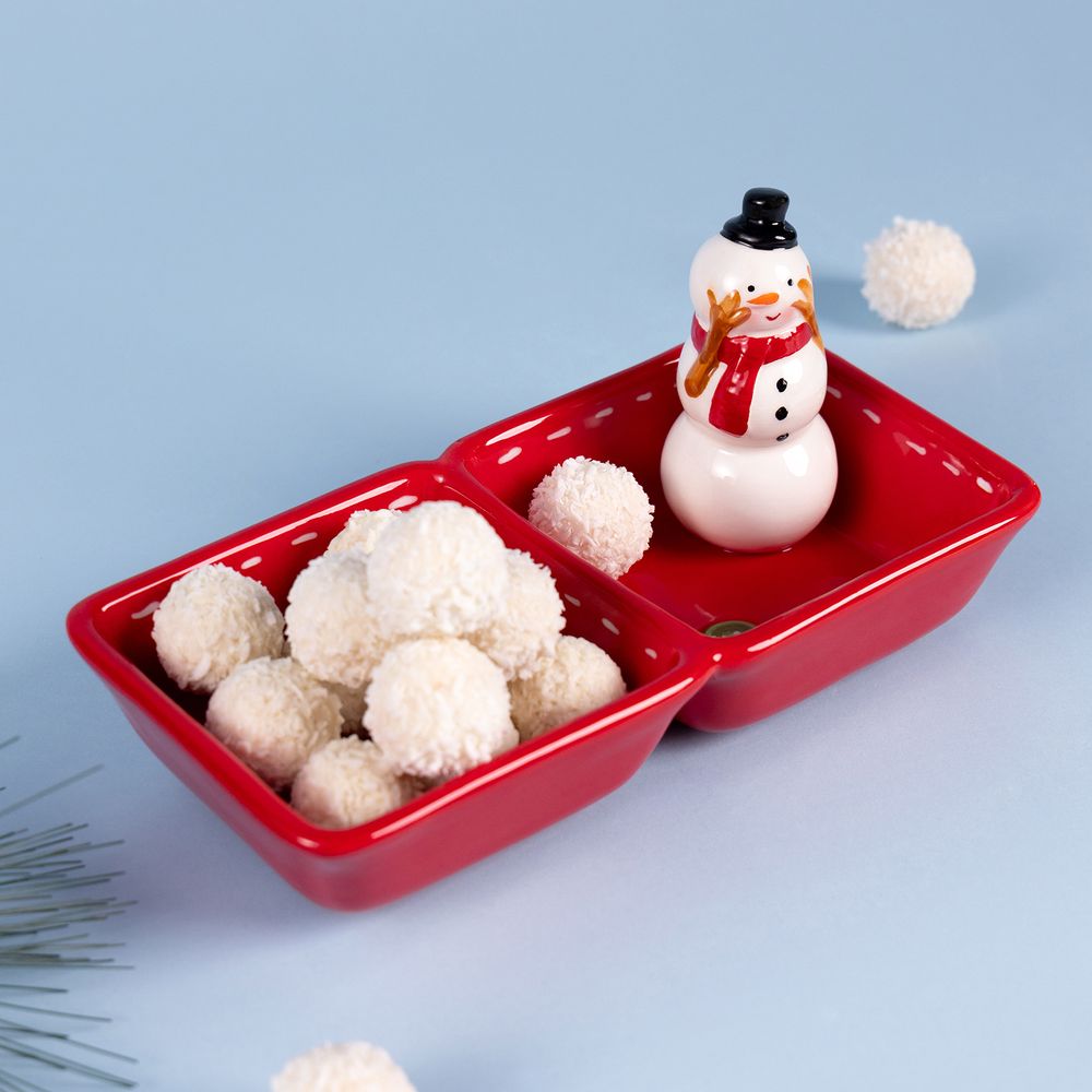 МЕНАЖНИЦА 2 СЕКЦИИ КОЛЛЕКЦИЯ "CHRISTMAS GIFT" 22*11*10,5 СМ