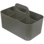 Органайзер для хранения с ручкой «ИДЕАДОМА», пять отделений, цвет хаки, 25*15.5*17см