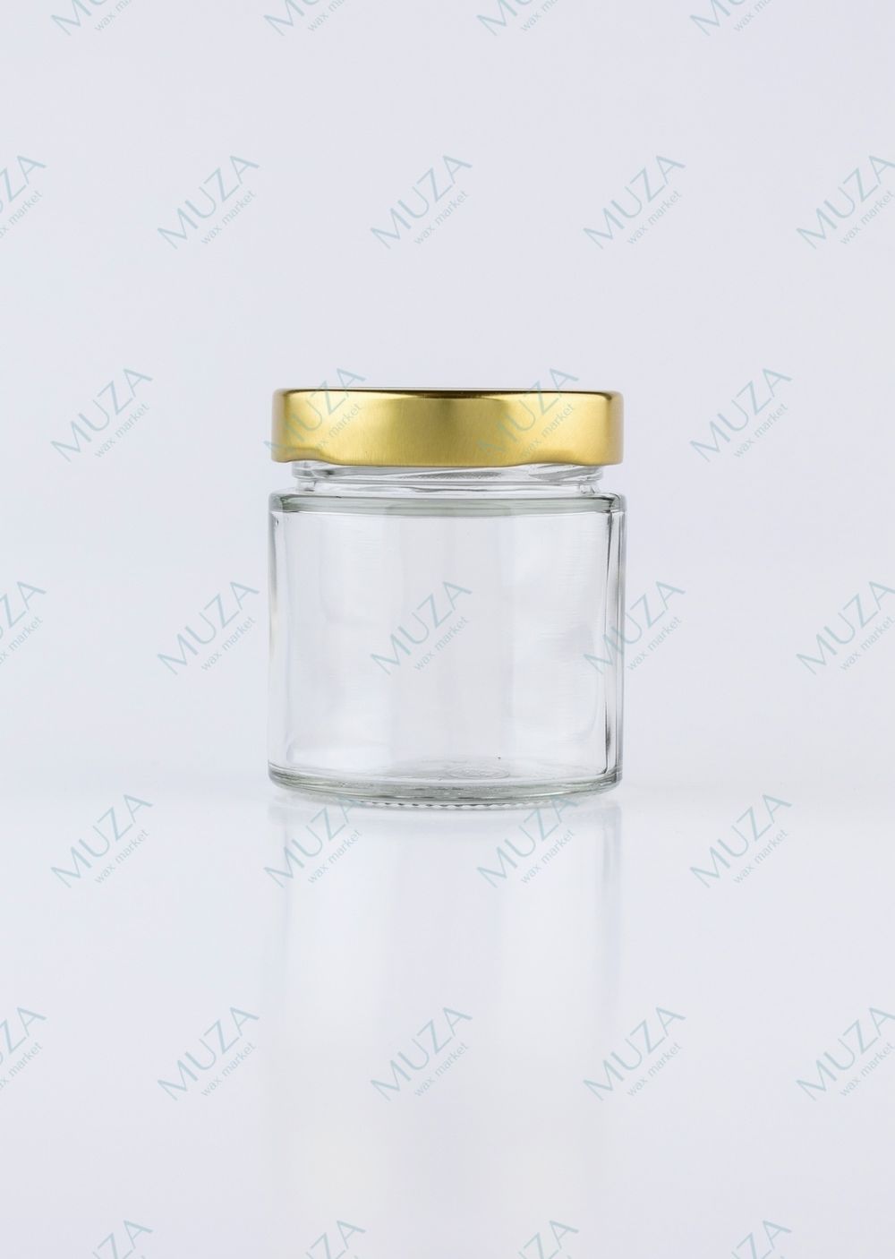 Баночка стеклянная с крышкой 200 мл.