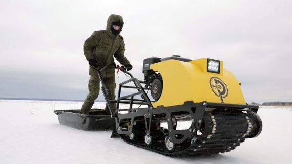 Мотобуксировщик РЫБАК PKD. PSD 15 л.с. (длинная база 1430мм)