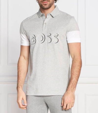 поло pavel BOSS GREEN - серый(50483248)