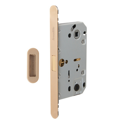 Магнитная Armadillo (Армадилло) защелка WC с ответной планкой GRAVITY.PRO G01.196.50.96 FSG флорентийское золото