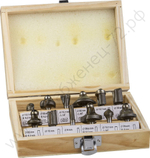 STAYER 12шт, набор фрез по дереву