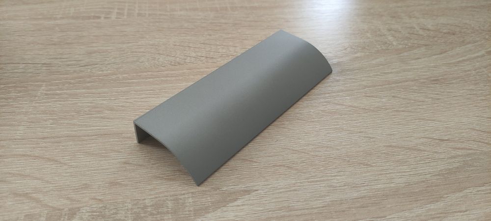 Ручка мебельная торцевая СА-4 96мм./124мм. Матовый хром