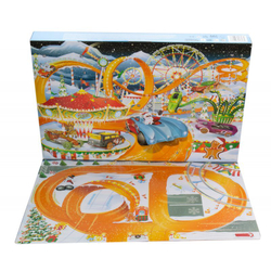 Hot Wheels - Адвент-календарь с автомобилями и аксессуарами HCW15