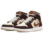 Кроссовки Air Jordan 1 Mid SE Cream Dark Chocolate
