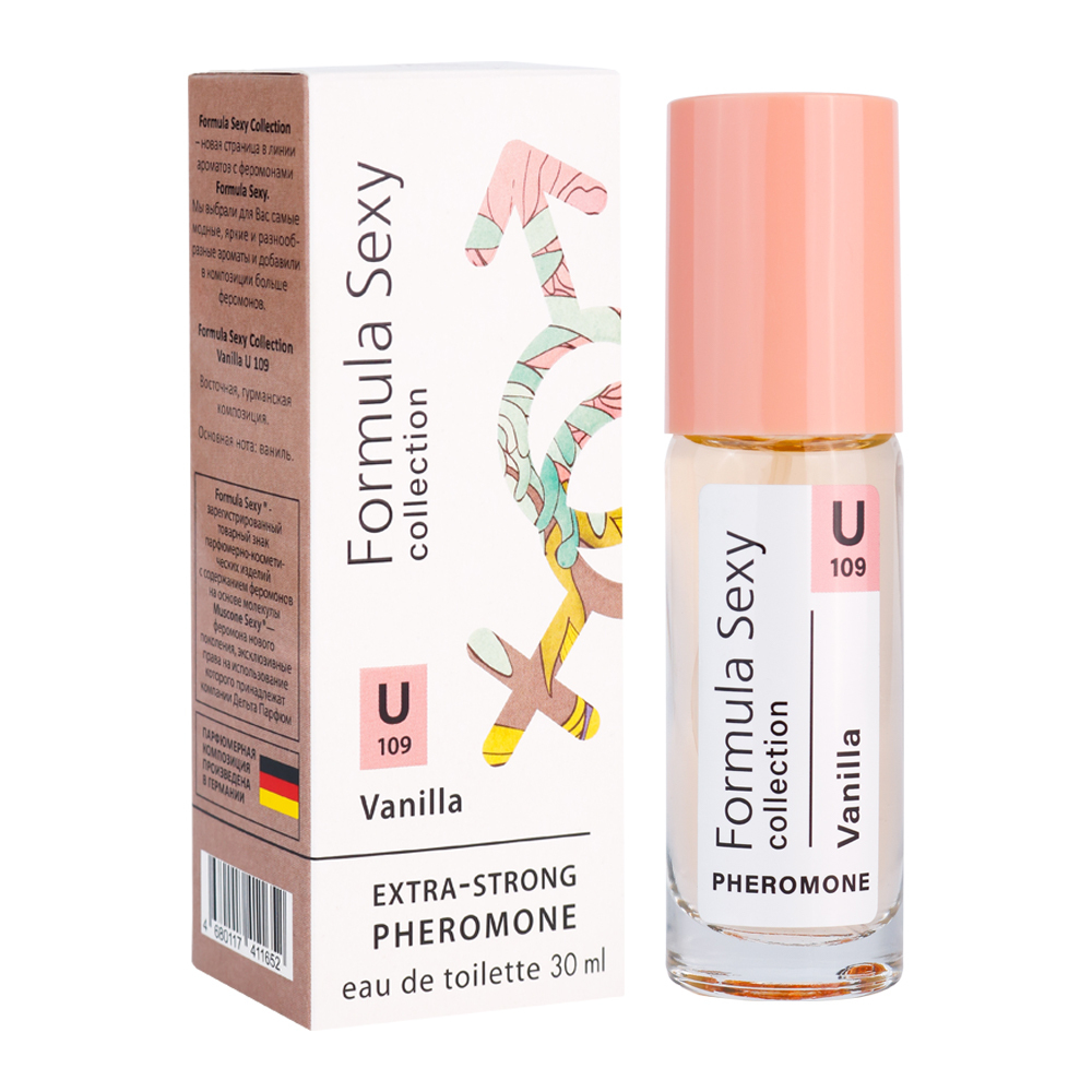 Вода туалетная c феромонами Formula Sexy Vanilla U109 (Формула Секси Ванилла U109) – 30ml