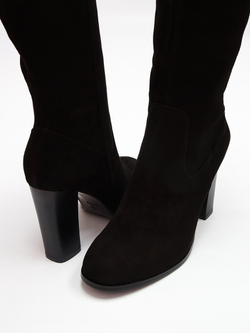 Сапоги женские демисезонные натуральная замша