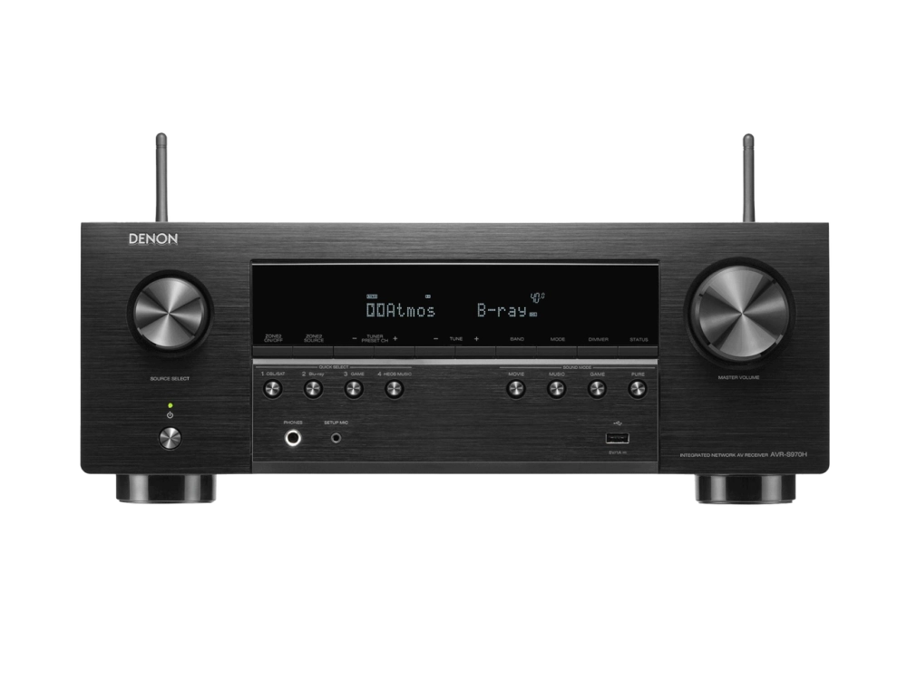 AV-ресивер Denon AVR-S970H, Black, 7.2 каналов, 145 Вт, HEOS
