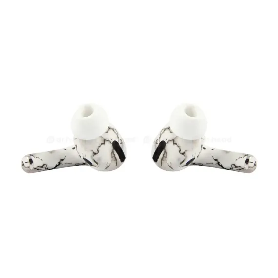 Apple AirPods Pro 2nd gen with MagSafe USB-C (2023) White Marble Matte