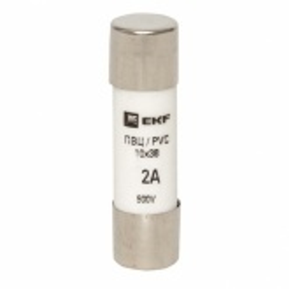 Плавкая вставка цилиндрическая ПВЦ (10х38) 2А EKF PROxima pvc-10x38-2