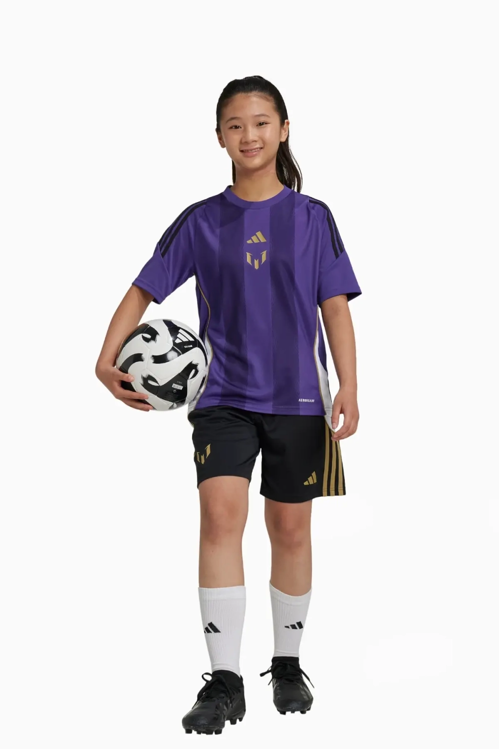 Футболка adidas Messi Training Junior - Фиолетовый