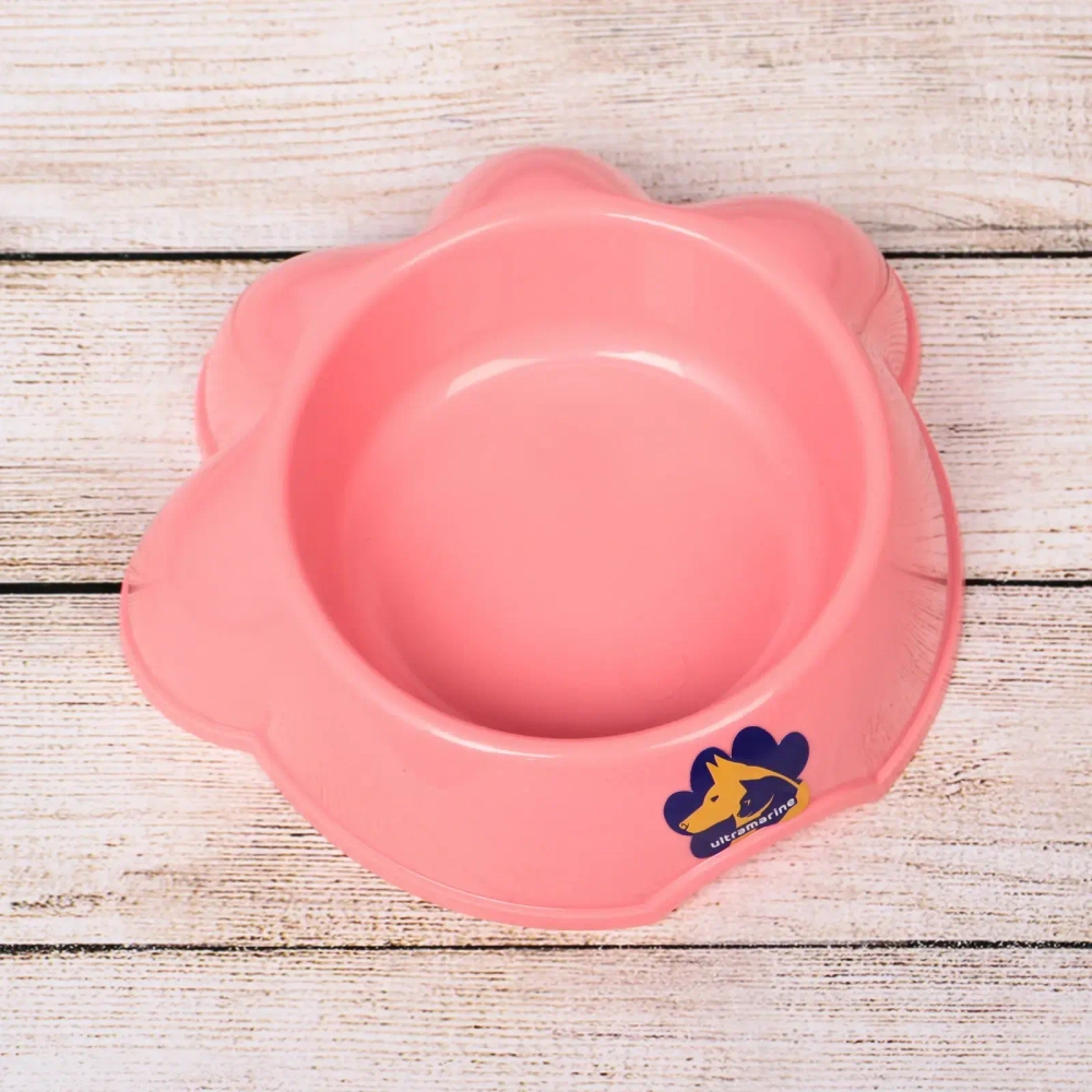 Миска пластиковая «Мр. Лапкин», цвет розовый, 16,5см /300мл