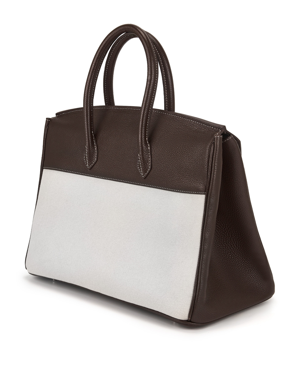 Сумка JECKY канва шоколадного цвета