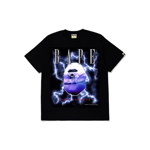 A BATHING APE BAPE LIGHTNING TEE T