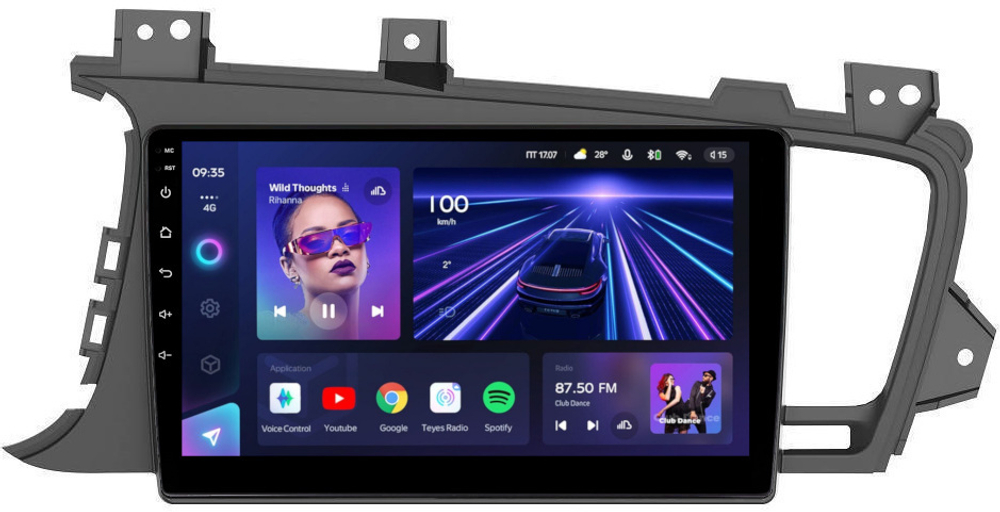 Магнитола для KIA Optima 3 2011-2013 TF - Teyes CC3 Android 10, ТОП процессор, 4/32 Гб, CarPlay, SIM-слот