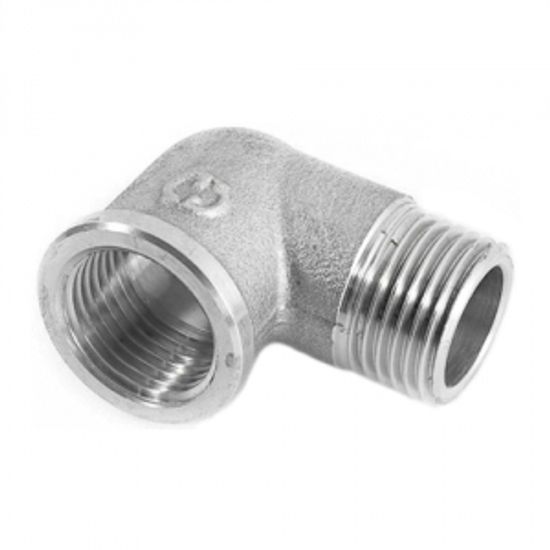 Угольник Stout 1/2" НР/ВР с наружной/внутренней резьбой никелированный латунный SFT-0012-000012