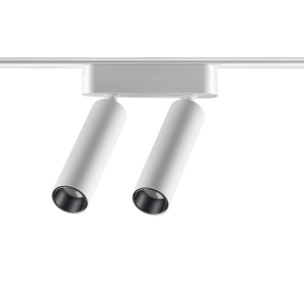 359087 SHINO NT23 000 белый Трековый светильник для низков. шинопровода IP20 LED 4000K 2*7W 48V 1260Лм SMAL