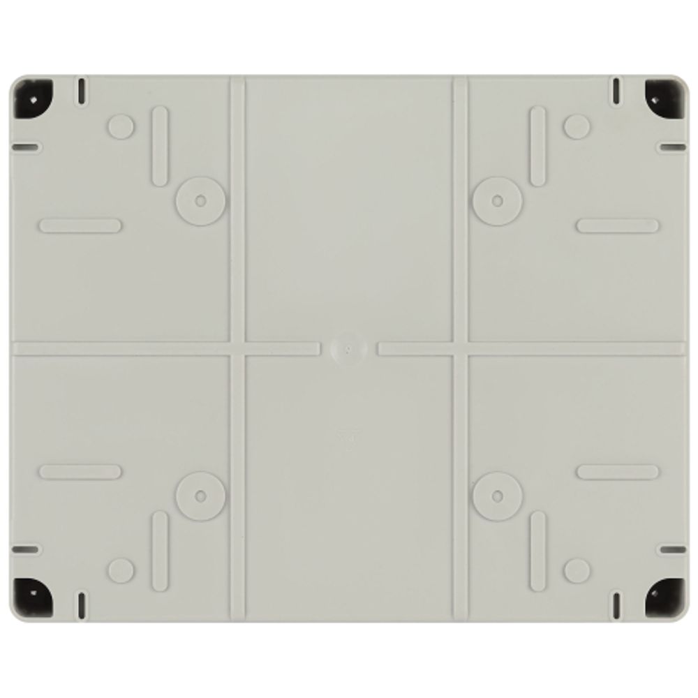 Распаячная коробка ЭРА KORvpk-240-195-90-44 ОП серая 240х195х90мм прозрачная крышка на винтах d25-3шт d32-2шт IP44