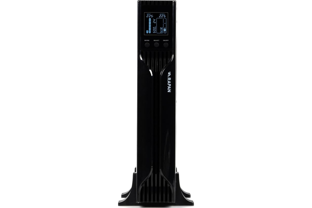 Источник бесперебойного питания RAPAN-UPS 1000-RACK-IN-2X9-E
