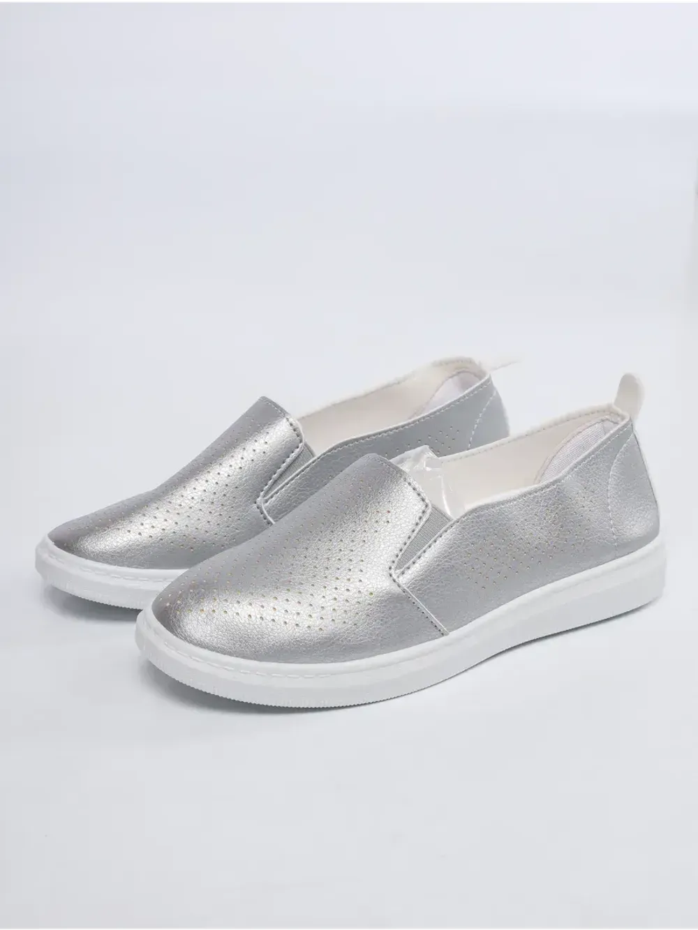 Мокасины летние с перфорацией