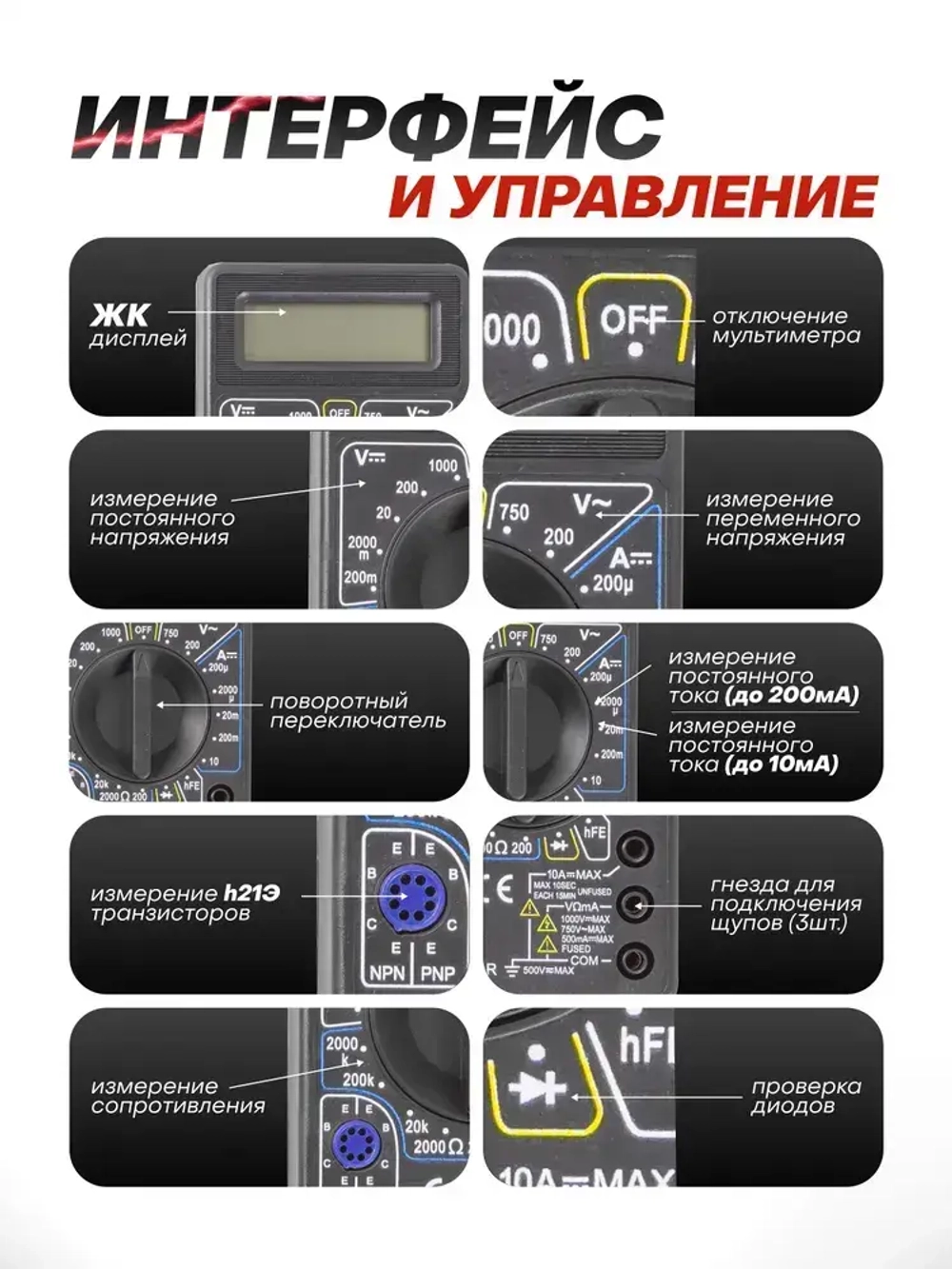 Мультиметр цифровой и отвертка