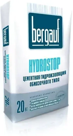 Гидроизоляция обмазочная BERGAUF HYDROSTOP 20кг