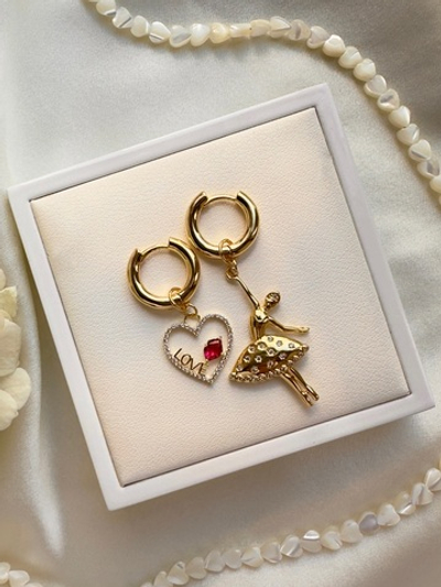 Серьги Балерина