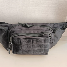 Тактическая военная сумка поясная через плечо Черный