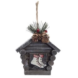 GAEM Изделие декоративное подвесное"Домик", L11 W6 H15 см, 3в.