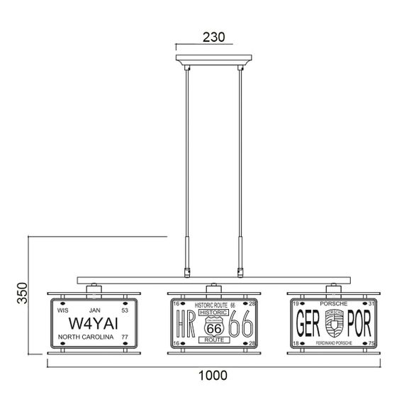Подвесной светильник Vele Luce Boom VL6372P03
