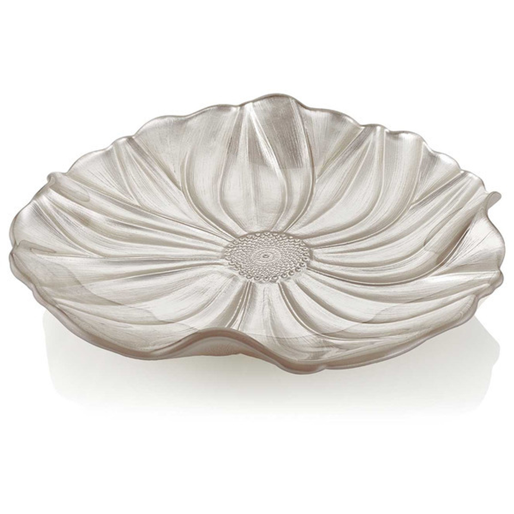 Блюдо круглое IVV Магнолия 22см слоновая кость