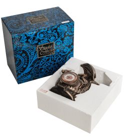 Veronese WS-1068 Часы настольные в стиле Стимпанк «Дракон»