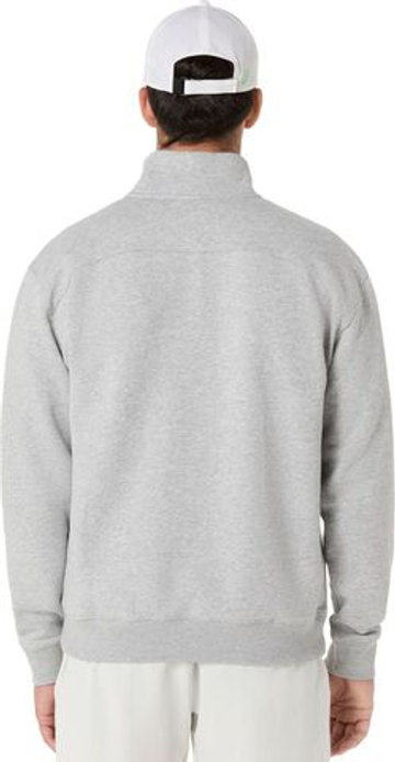 Мужская теннисная кофта Asics Court Core Graphic Half Zip - heather grey