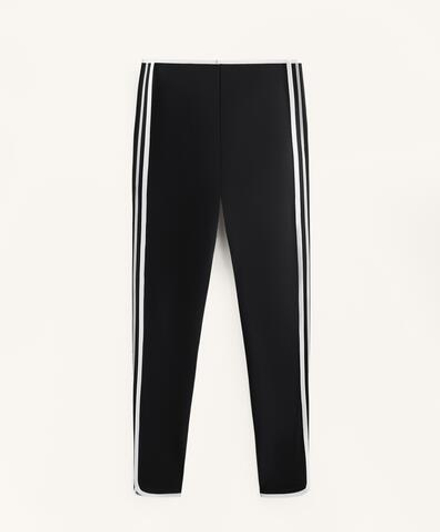 OYSHO Легинсы Compressive с высокой посадкой в ​​стиле ретро, черный