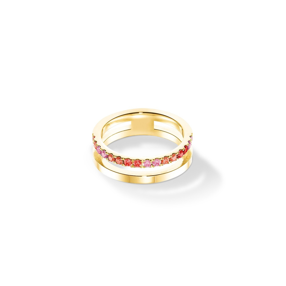 Кольцо Coeur de Lion Red-Gold 0136/40-0316 60