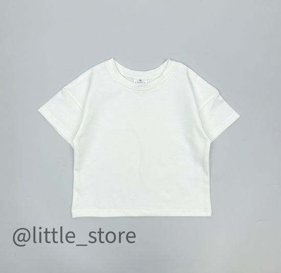 Футболка хлопковая "Bright" Молочная