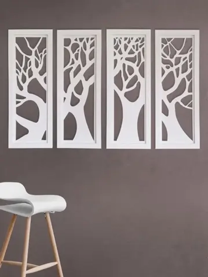 Панно на стену для интерьера 4 шт.