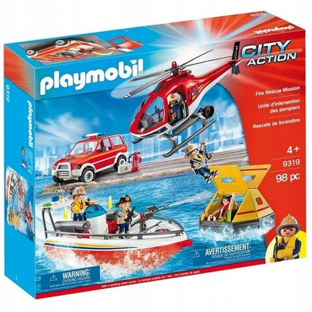 Конструктор Playmobil City Action - Миссия по спасению при пожаре - Плеймобиль 9319