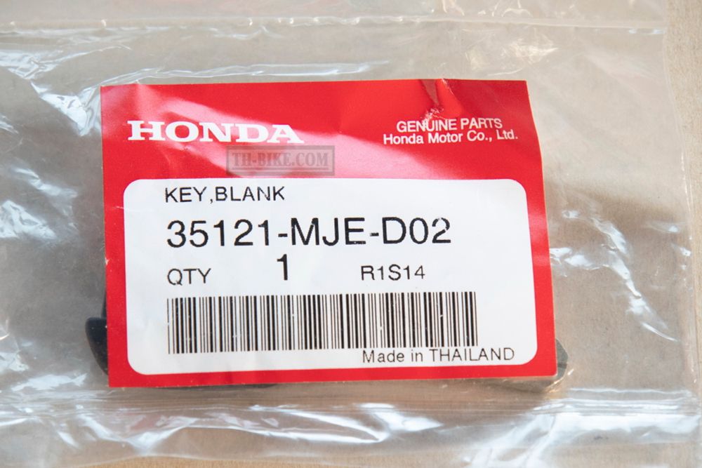 35121-MJE-D02. KEY, BLANK. HISS