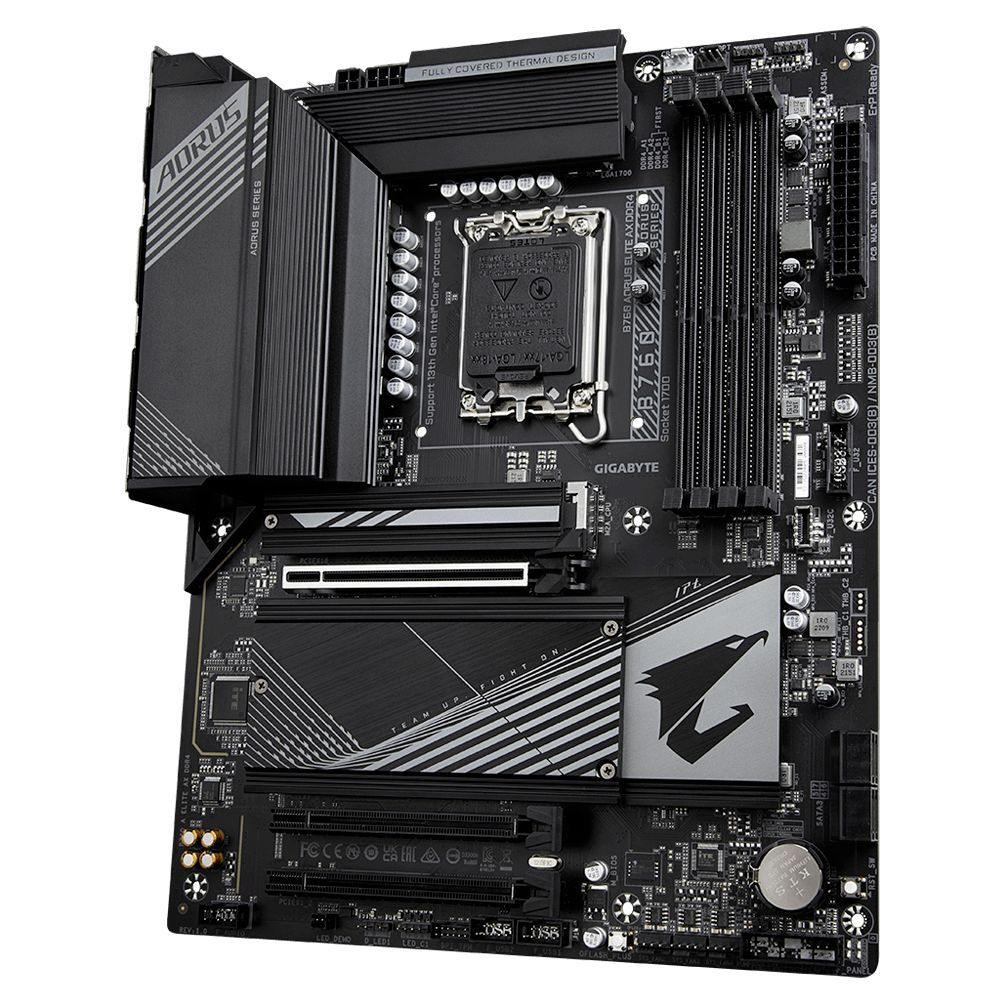 S-1700 Материнская плата Gigabyte B760 AORUS ELITE AX DDR4