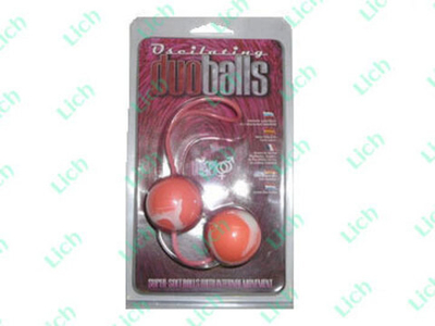 Вагинальные шарики розово-белые со смещенным центром тяжести