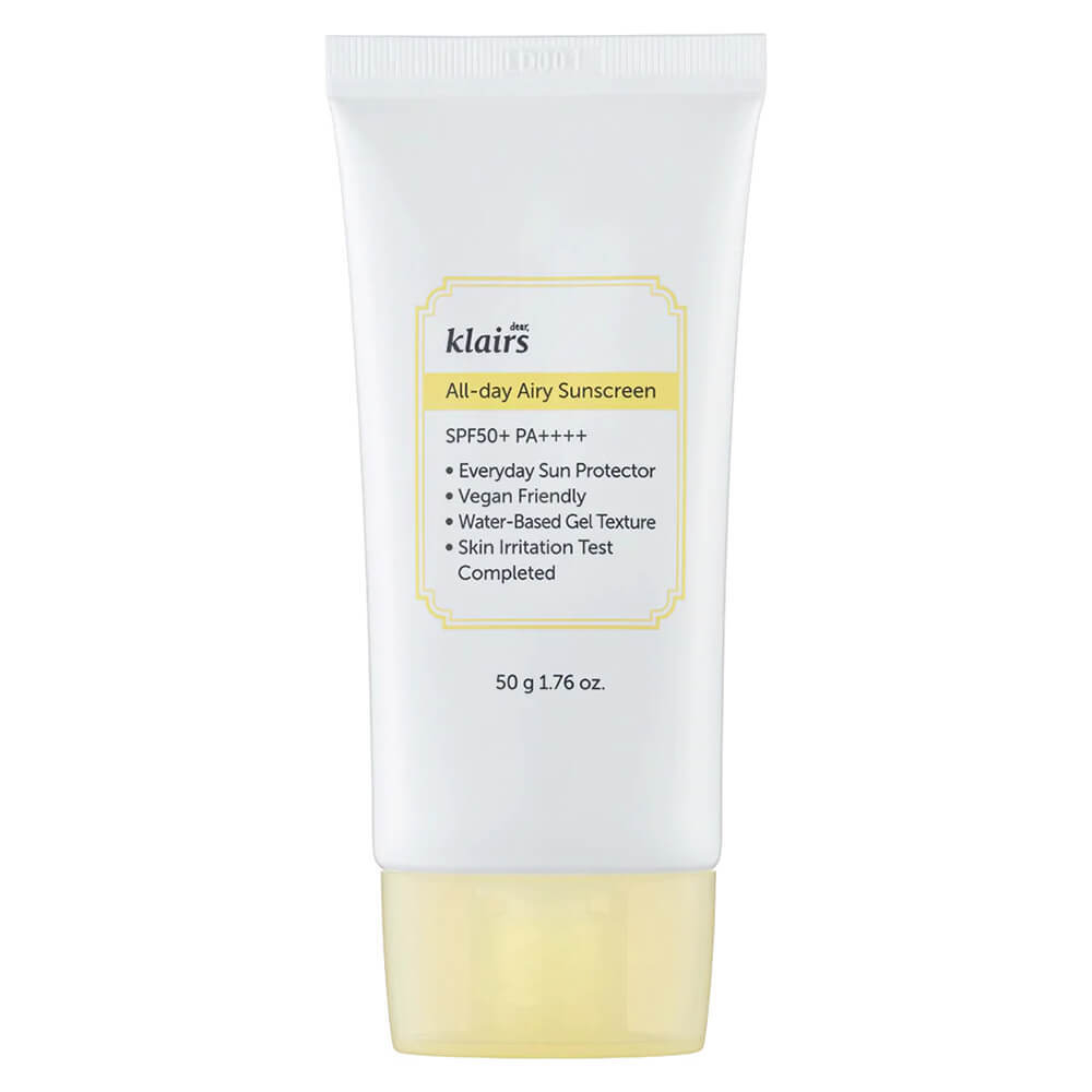 Лёгкий солнцезащитный крем - Dear Klairs All-day Airy Sunscreen SPF 50+ PA++++, 50 мл