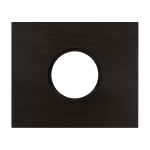 Рамка 1 постовая, скрытый монтаж, Шедель Форест, дерево, цвет угольно-черный BF7-610-119