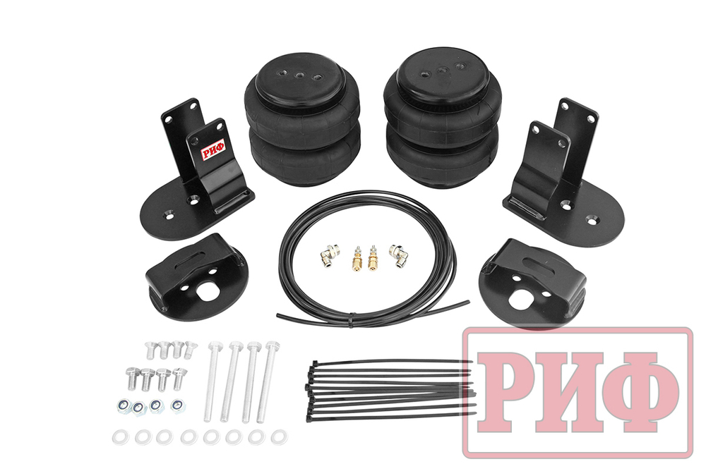 Пневмоподвеска для Nissan Navara D40 на задний мост для стандартной подвески РИФ