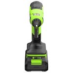 Пистолет клеевой акк. Greenworks G24GLG, 24V, 150°С, нагрев 90 сек, стержни 11 мм, антикапля,1х2Ач,ЗУ,кор (3502207CUA)