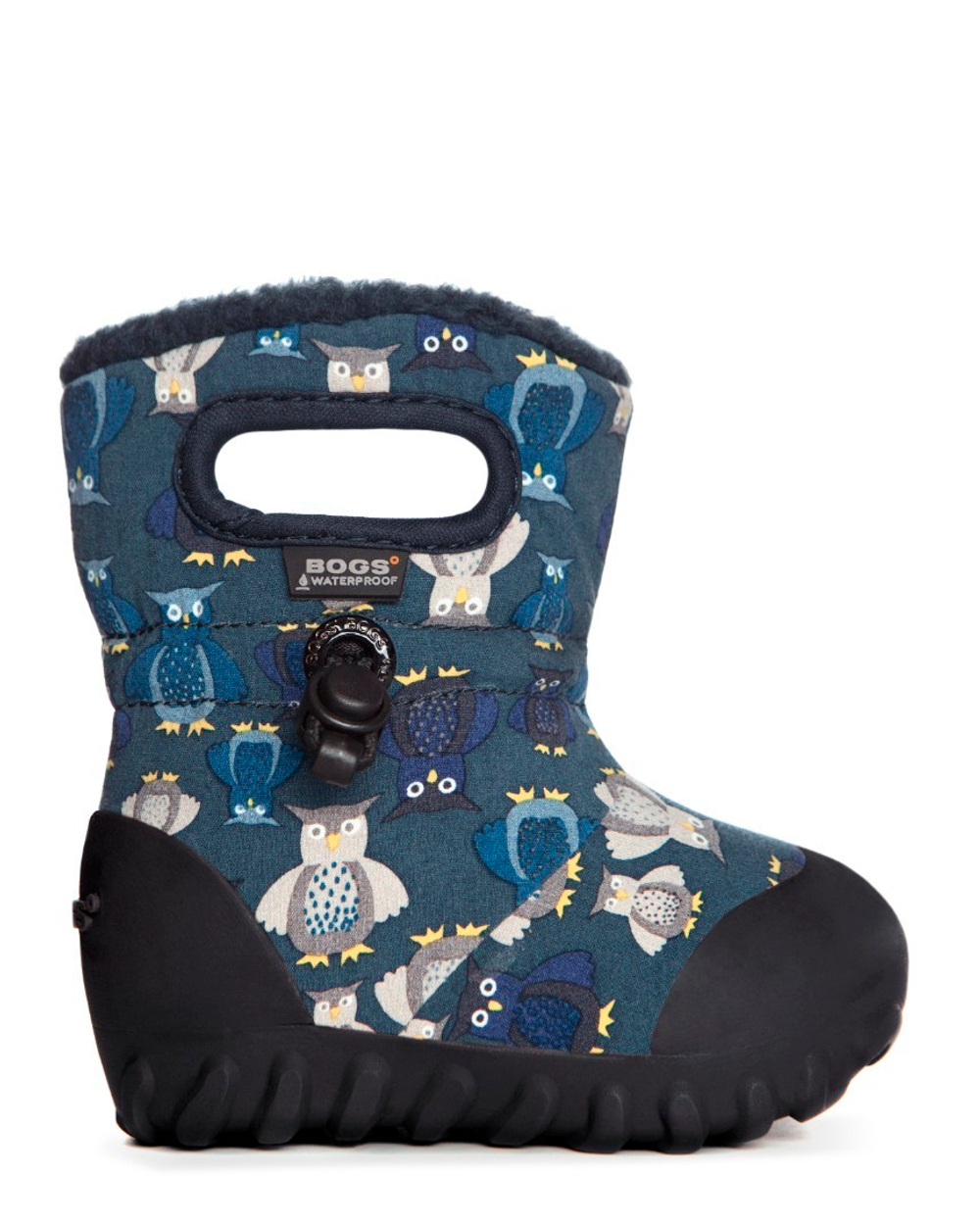 Сапоги утепленные детские Bogs B-Moc Owls Navy