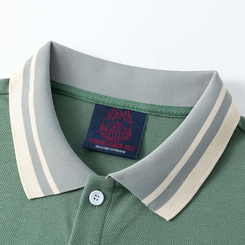 Поло Ymkashix зеленое