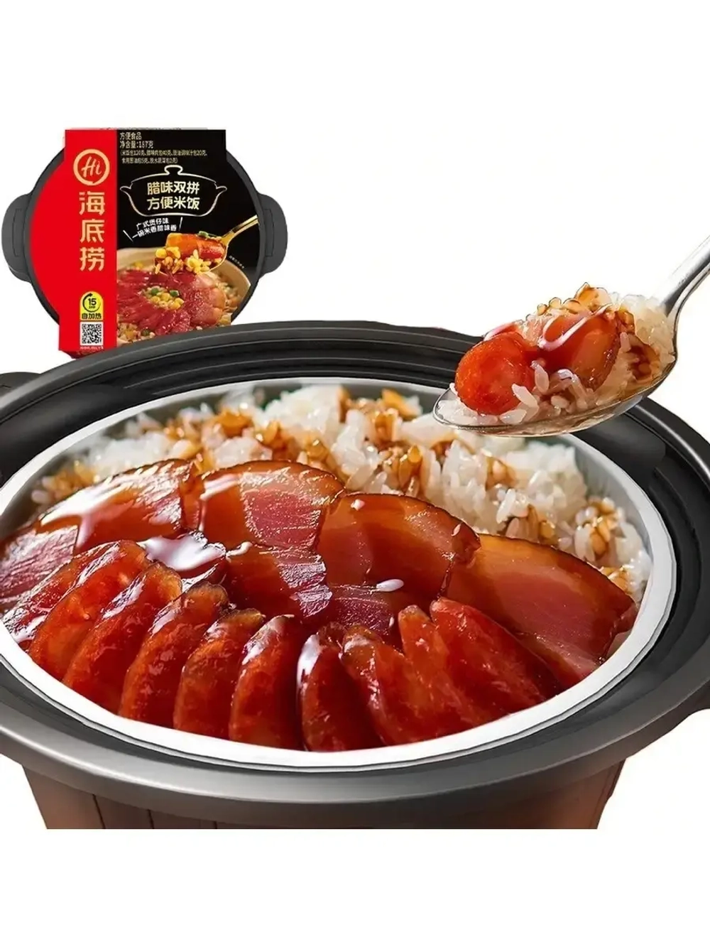 Саморазогревающаяся рис HotPot с колбасой и беконом