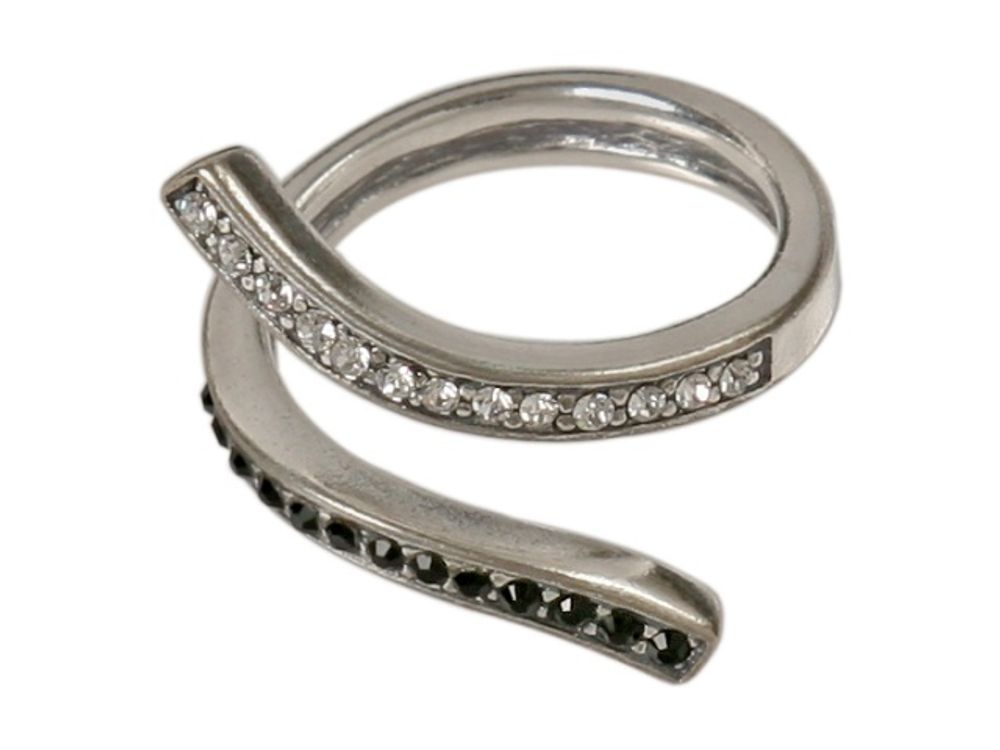&quot;Цейтнот&quot; кольцо в серебряном покрытии из коллекции &quot;Белый ферзь&quot; от Jenavi